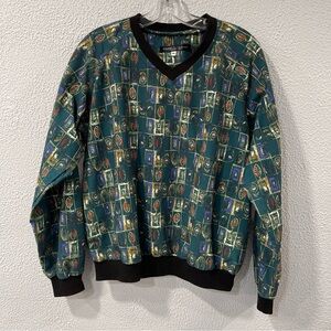 VINTAGE DANA LEE SPORTSWEAR UNISEX GOLF WIND BREAKER TOP SIZE M